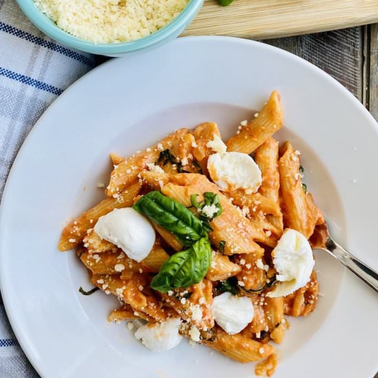 Creamy Tomato Pasta - Recipe photo by amycaseycooks