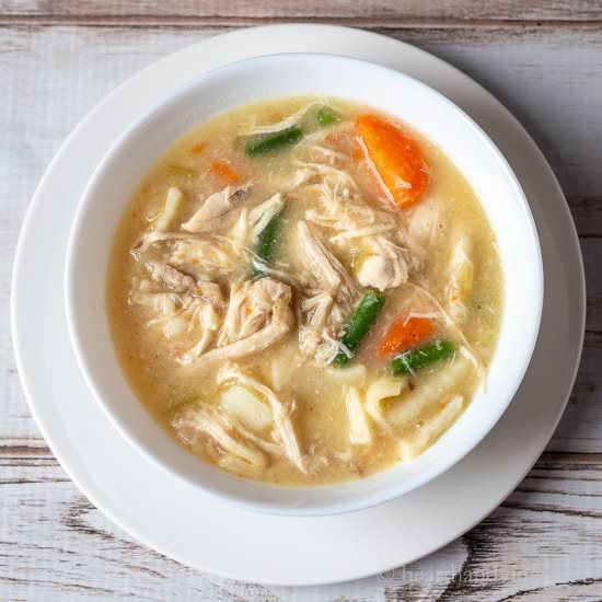 Millie's PA Dutch Chicken Pot Pie - Recipe photo by hearthandvine