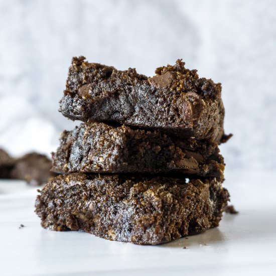 5 Ingredient Almond Butter Brownies - Recipe photo by Share the Spice
