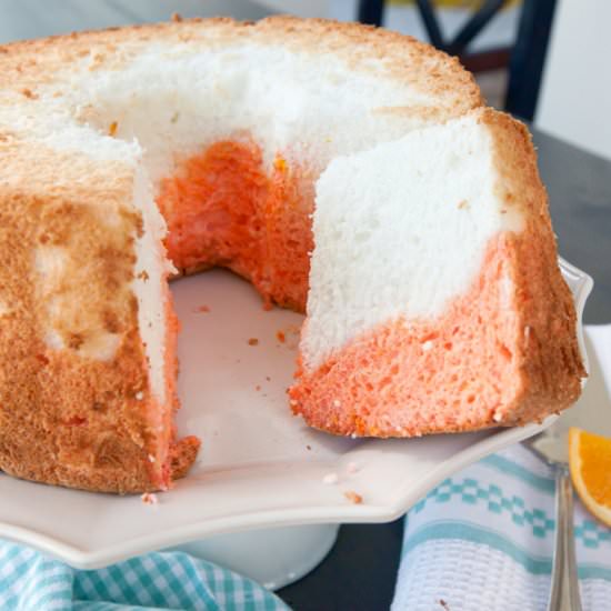 Creamsicle Angel Food Cake - Recipe photo by browniebites