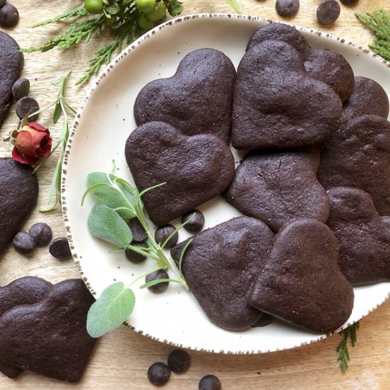 dark chocolate wafer cookies - Recipe photo by ahintofrosemary