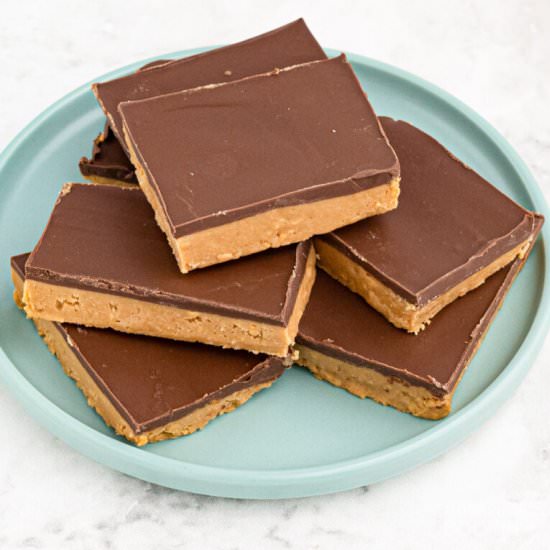 No Bake Peanut Butter Bars - Recipe photo by amandascookin