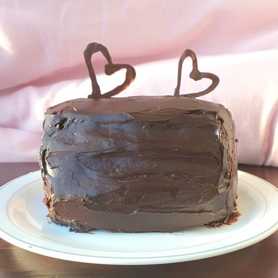 Chocolate cake for two - Recipe photo by Flours n frostings