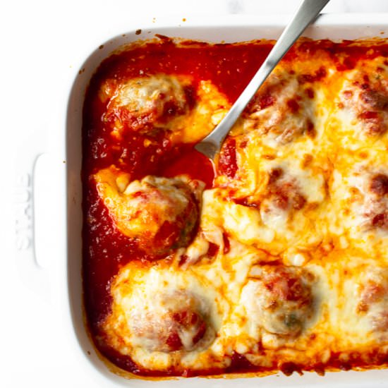 Easy Oven Baked Meatballs - Recipe photo by simpleeverydayrecipes