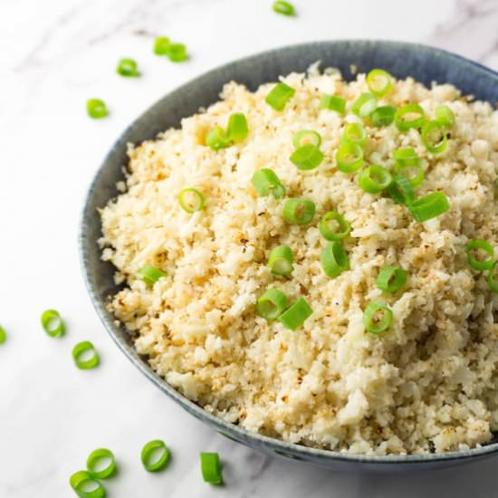 Keto cauliflower rice - Recipe photo by HereToCook