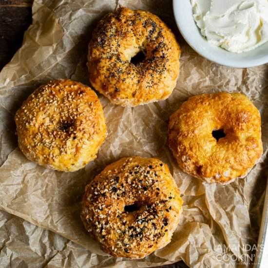 Air Fryer Bagels - Recipe photo by amandascookin