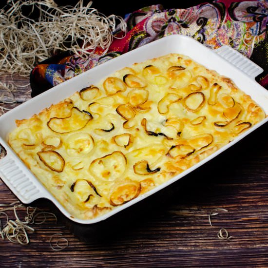 Cheese and Mashed Potato Pie - Recipe photo by Flawless Food