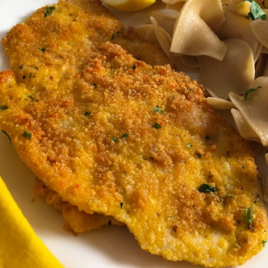 Air Fryer Chicken Schnitzel - Recipe photo by summeryule.com