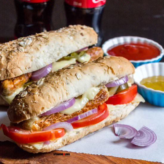 Chicken Subway Sandwich - Recipe photo by speakingaloud