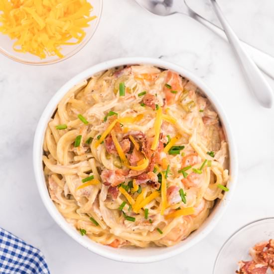 Crack Chicken Spaghetti - Recipe photo by simplystacie