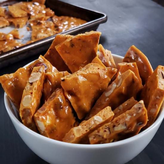 Hazelnut Brittle - Recipe photo by RaspberriesAndKohlrabi