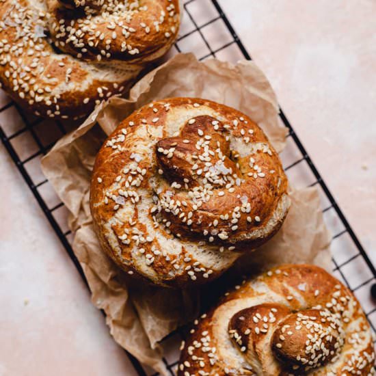 The Best Vegan Pretzels - Recipe photo by myveganminimalist