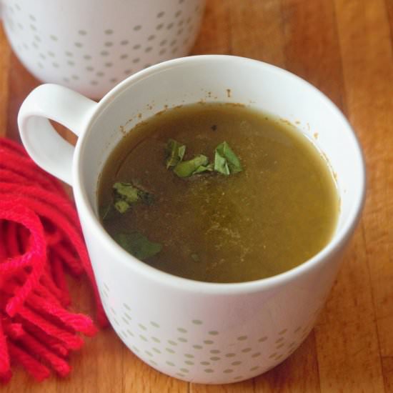 Moringa Soup - Recipe photo by Earthlysuperfood
