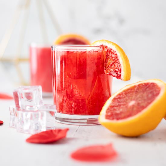 Blood Orange Whiskey Sour - Recipe photo by The Littlest Crumb