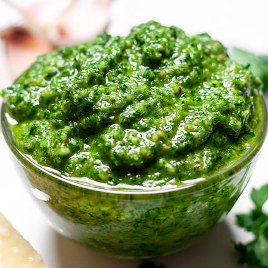 Parsley Pesto - Recipe photo by KeyToMyLime
