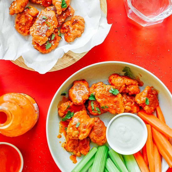 Seitan Hot Wings - Recipe photo by liveeatlearn