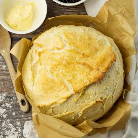 Dutch Oven Bread - Recipe photo by feedingyourfam