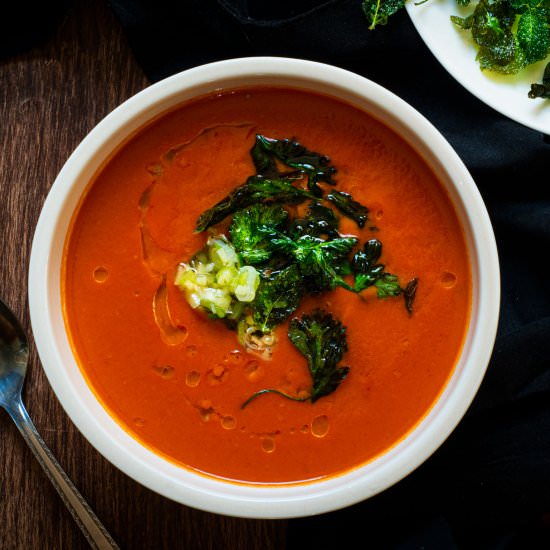 Red Curry Tomato Soup - Recipe photo by rhubarbandcod