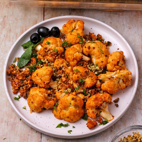 Vegan Cauliflower Bake - Recipe photo by veganwithgusto