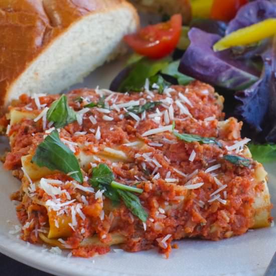 Beef Cannelloni - Recipe photo by Food Meanderings