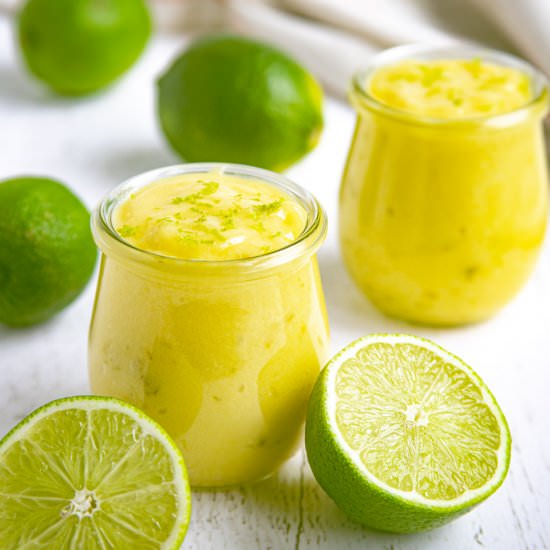 Homemade Lime Curd - Recipe photo by bakesbybrownsugar