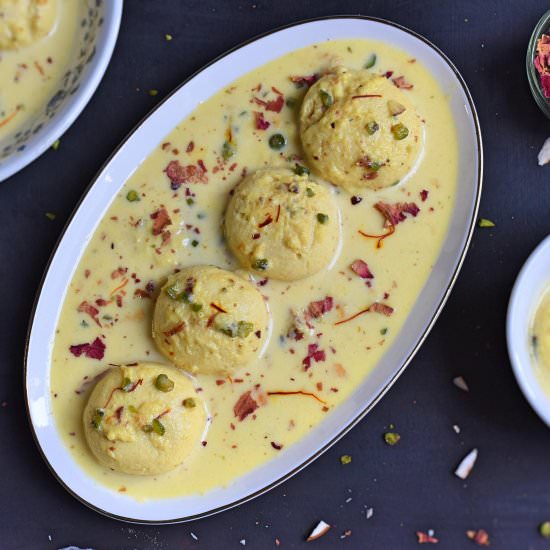 Rasmalai - Recipe photo by Palates Desire