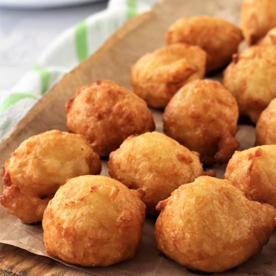 Sweet Rice Sfinci - Recipe photo by Mangia Bedda