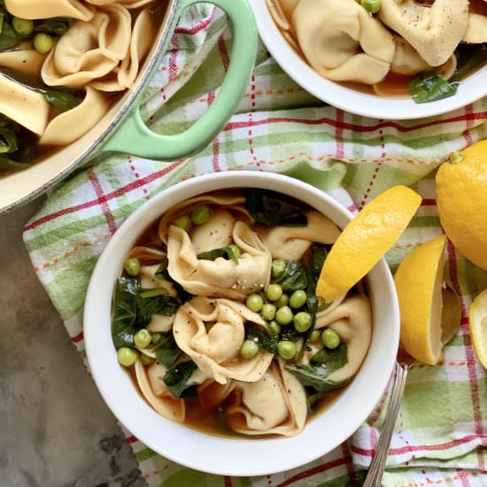 Sausage Tortellini Soup - Recipe photo by katiescucina