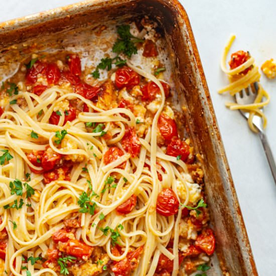 Baked Feta Pasta - Recipe photo by Kitchenskip