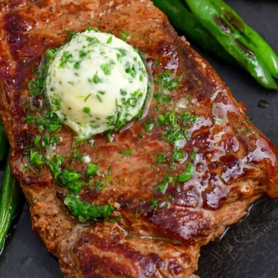 Pan Seared Steak - Recipe photo by WillCookForSmiles
