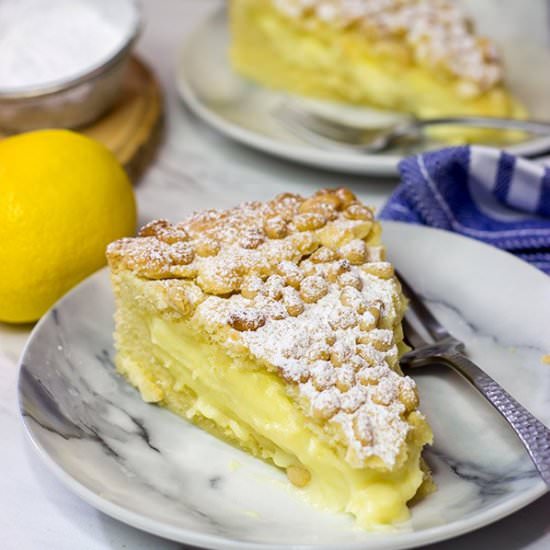 Torta della Nonna - Recipe photo by spicedblog