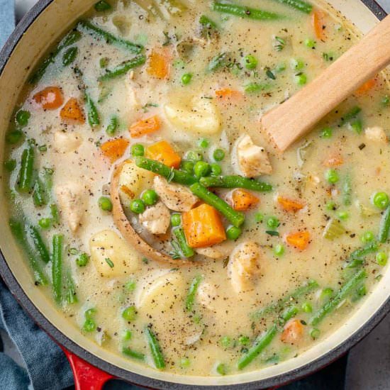 CHICKEN GNOCCHI SOUP - Recipe photo by healthyfitnessmeals