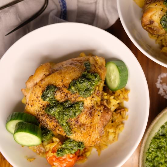 Middle Eastern Chicken And Rice - Recipe photo by FantasyCookery