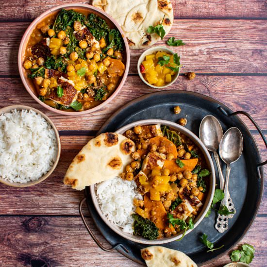 Sweet potato lentil halloumi curry - Recipe photo by cherryonmysundae