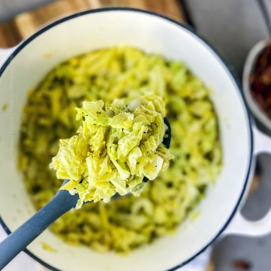 Irish Buttered Cabbage - Recipe photo by Craft Beering