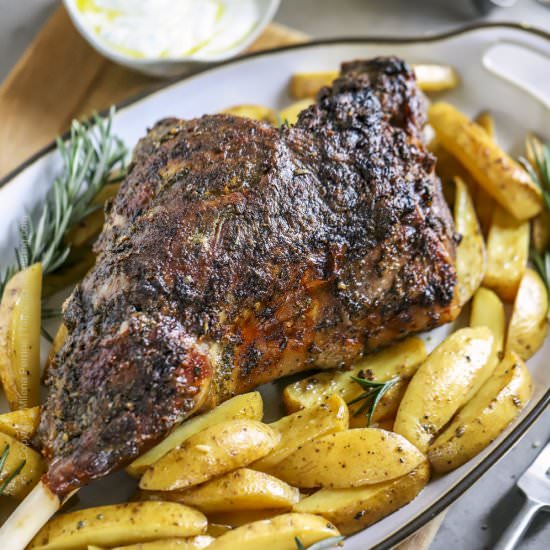 Slow Roasted Leg of Lamb - Recipe photo by Craft Beering