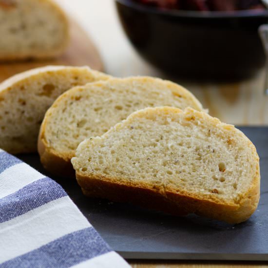 Bread with chia and sun-dried tomat - Recipe photo by mecooks.com