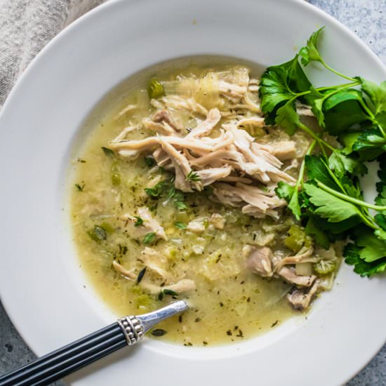 Roasted Garlic Soup - Recipe photo by thedanareneeway