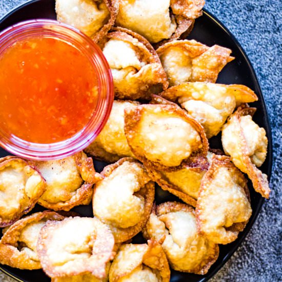 Fried Pork and Shrimp Wontons - Recipe photo by AllWaysDelicious