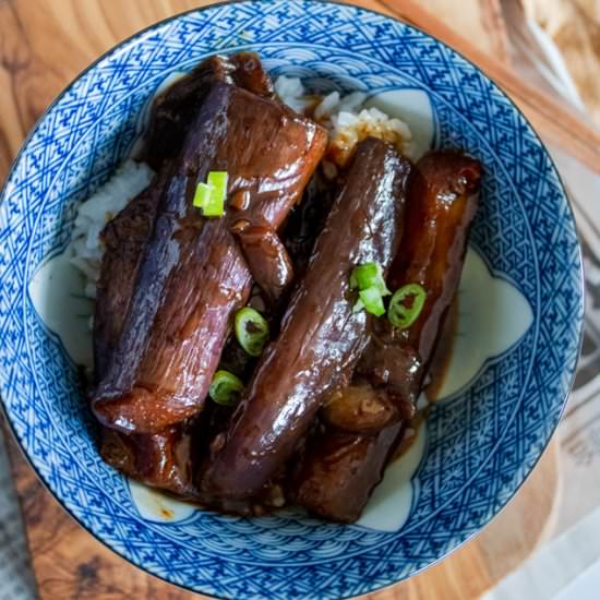 Chinese Eggplant with Garlic Sauce - Recipe photo by theflouredcamera