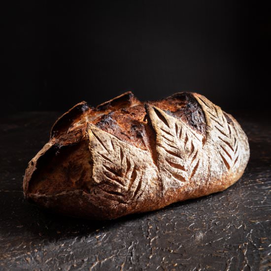43% Durum Sourdough Bread - Recipe photo by denisav