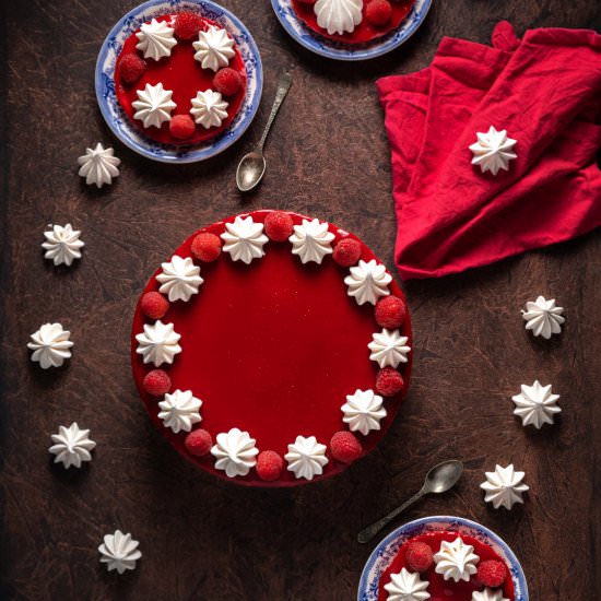 Raspberry mousse cake - Recipe photo by denisav