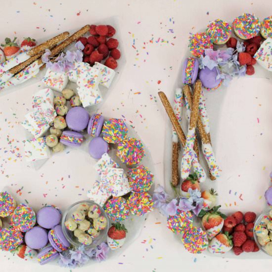 Birthday Charcuterie Board - Recipe photo by homebodyeats
