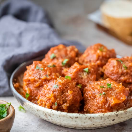 Instant Pot Porcupine Meatballs - Recipe photo by eatinginaninstant