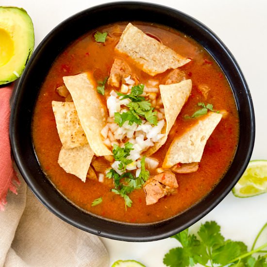 Slow Roasted Mexican Pozole Soup - Recipe photo by Nictastingspoon