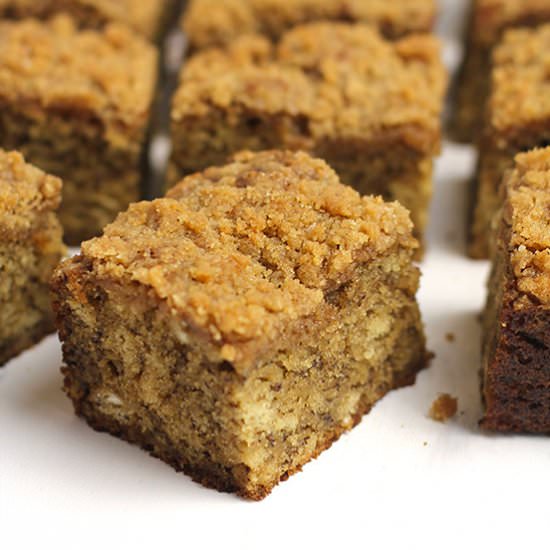 Banana Coffee Cake w Streusel Toppi - Recipe photo by suebeehomemaker