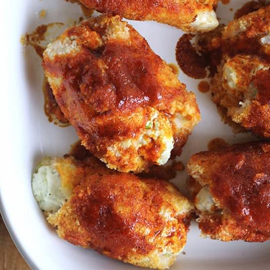 Stuffed Buffalo Chicken Breasts - Recipe photo by suebeehomemaker