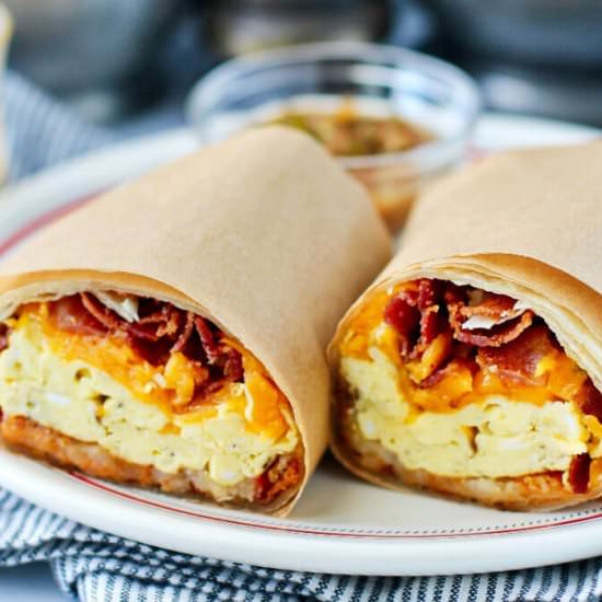 Famous Breakfast Burrito - Recipe photo by karenskitchenstories