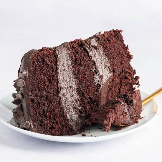 Vegan Chocolate Cake - Recipe photo by earthblokes