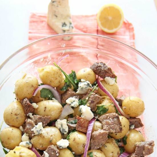 Steakhouse Steak and Potato Salad - Recipe photo by Chop Happy
